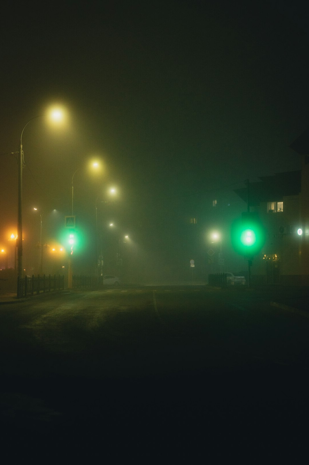 dark foggy street mystery