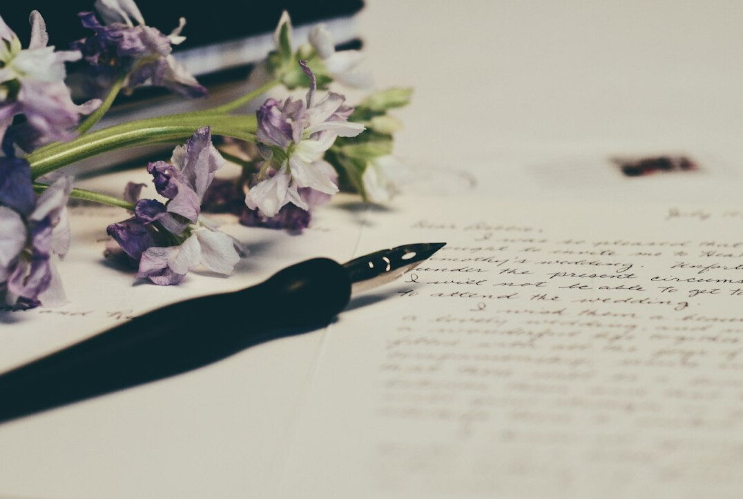 author editing manuscript