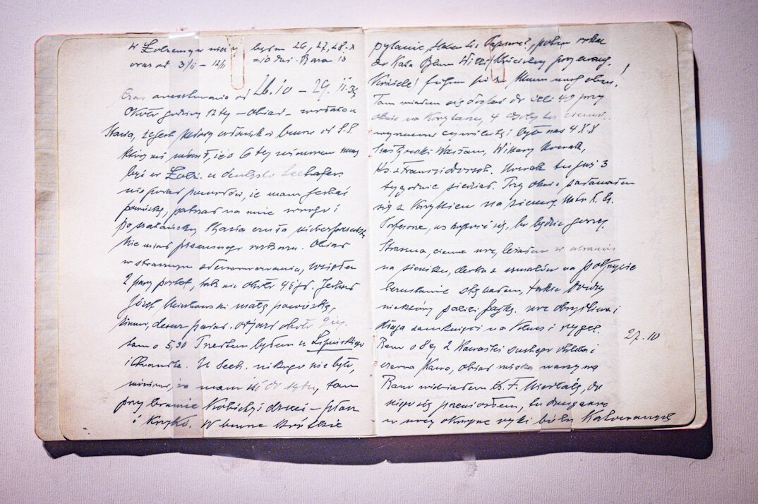 book page with handwritten notes